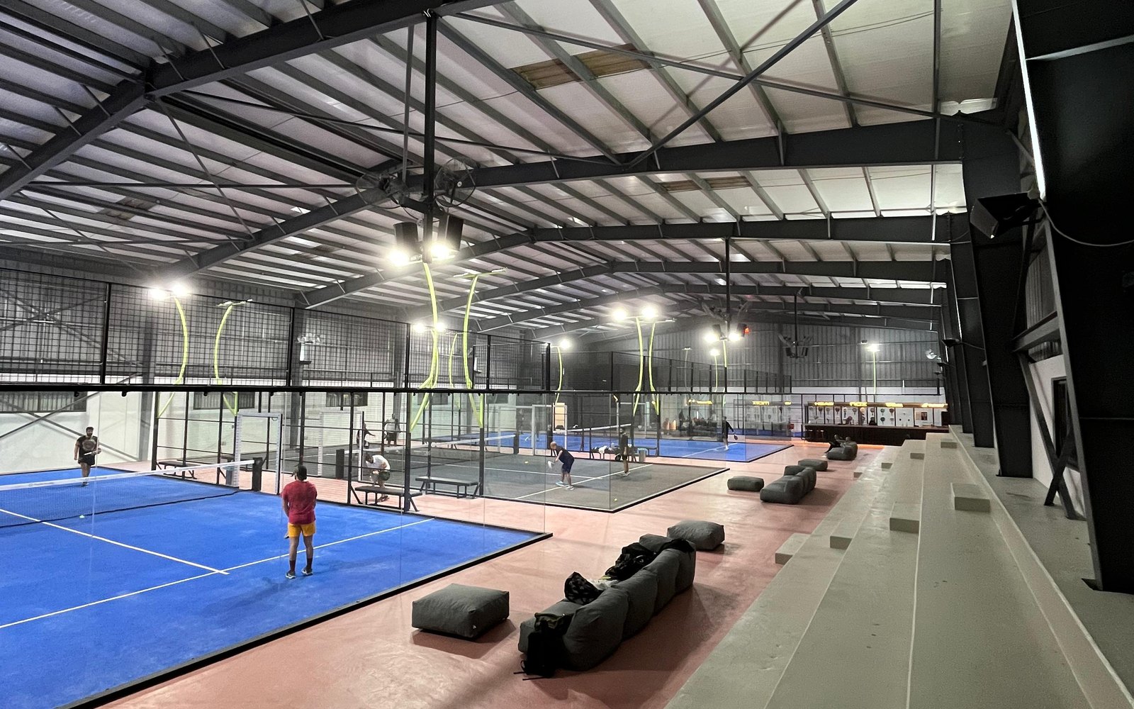 A padel match